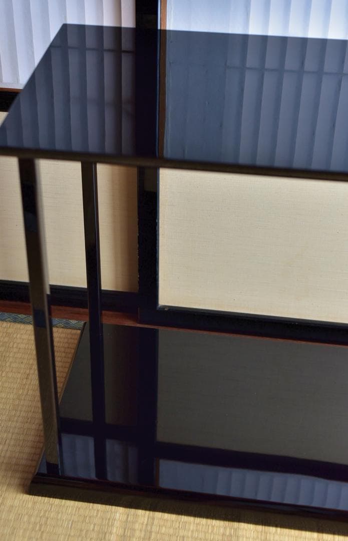 輪島塗　真台子組立式【極上品】飾棚　お茶道具/共箱