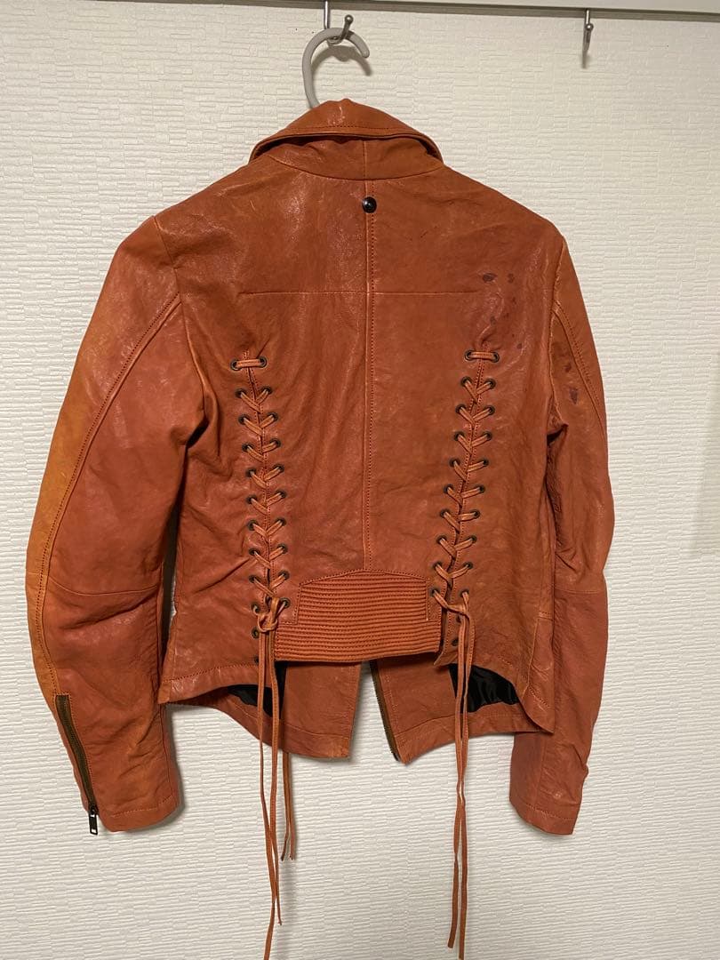 DIESEL レザージャケット　ブラウンレザー