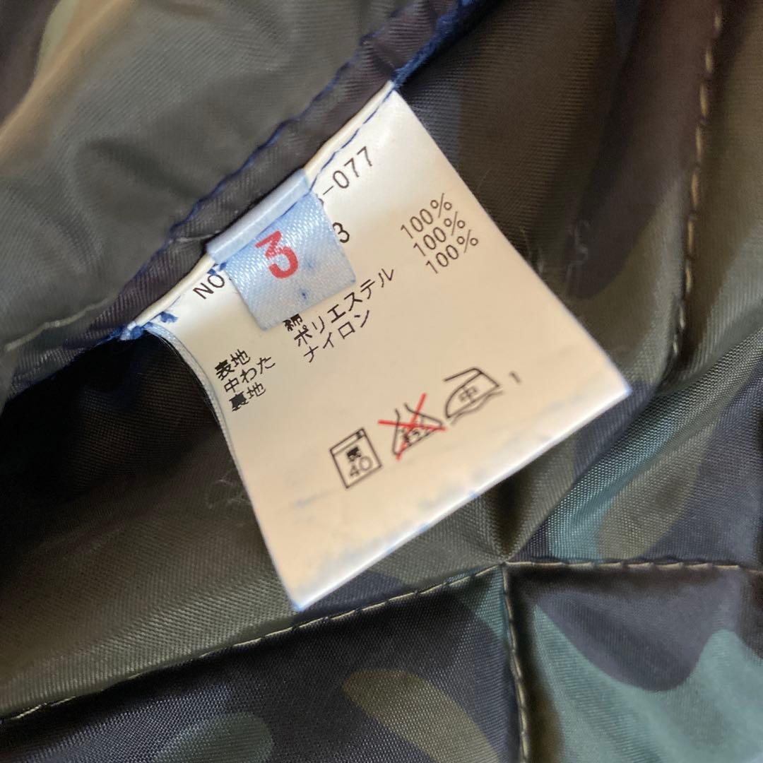 BLUE BLUEインディゴ　　　　　　 リバーシブルジャケット　迷彩