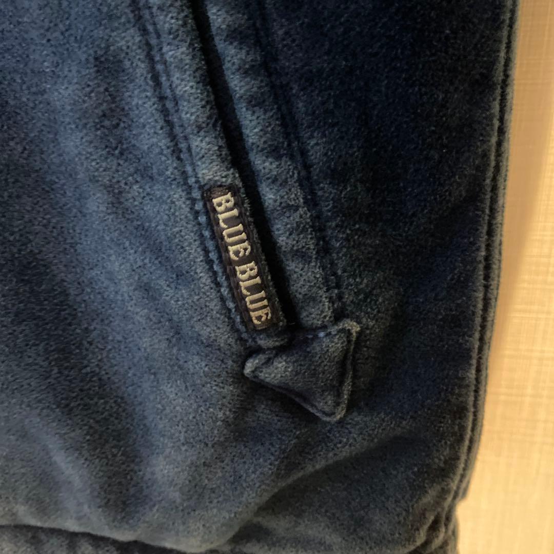 BLUE BLUEインディゴ　　　　　　 リバーシブルジャケット　迷彩