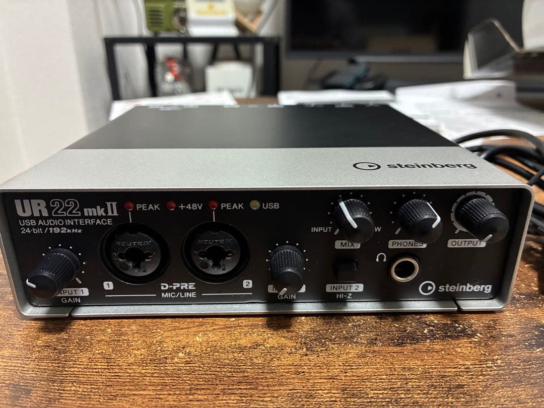 Steinberg UR22 mk II USBオーディオインターフェース