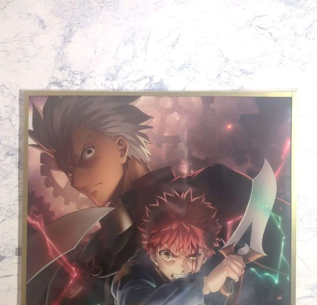 Fate/stay night WEBSHOPくじ A賞 箔押しA4アクリル色紙