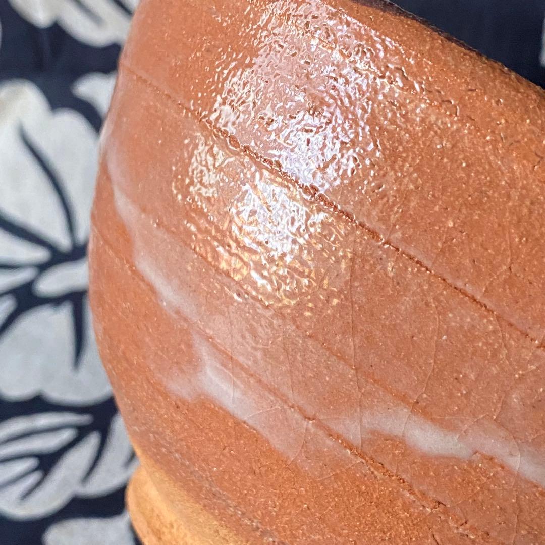 中里嘉孝　唐津皮鯨茶盌 / 唐津焼　皮鯨茶碗　共箱・共布有り