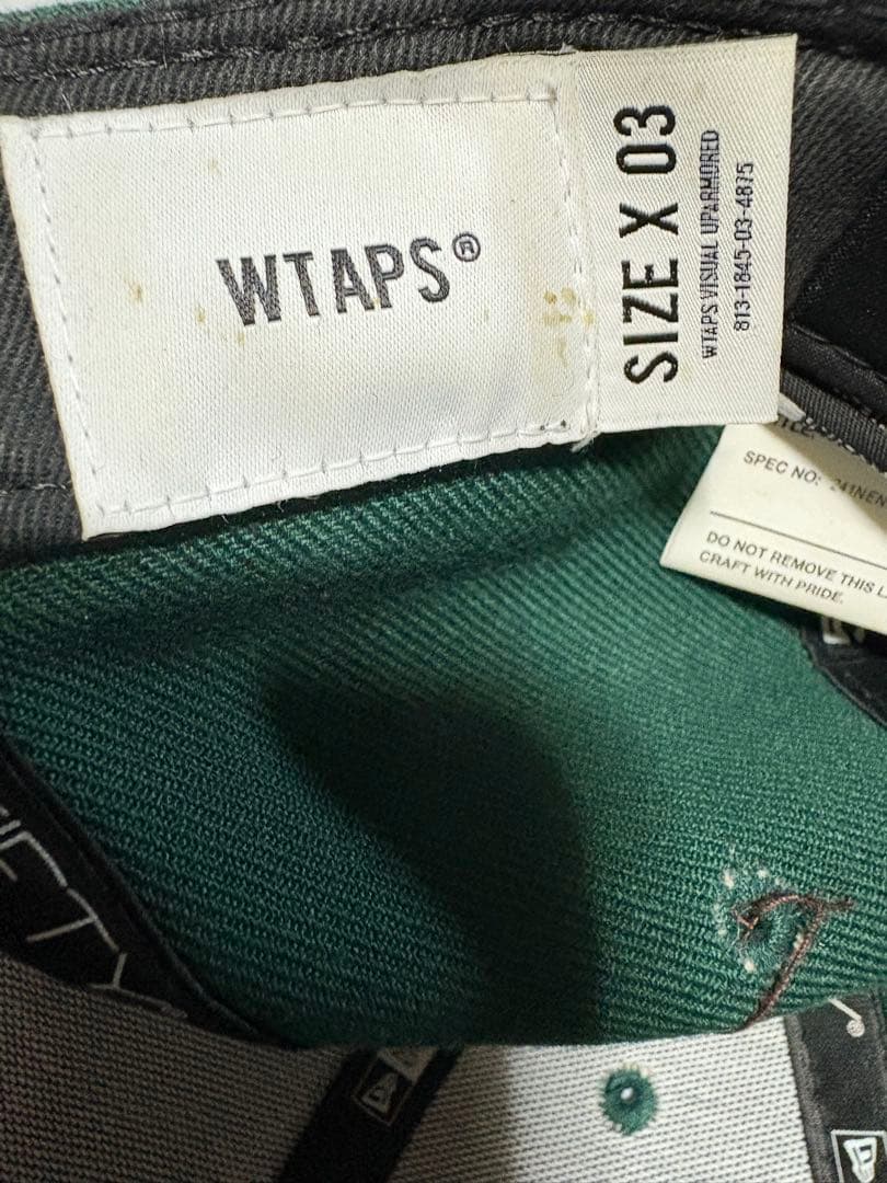WTAPS ダークグリーン ベースボールキャップ 7 1/2