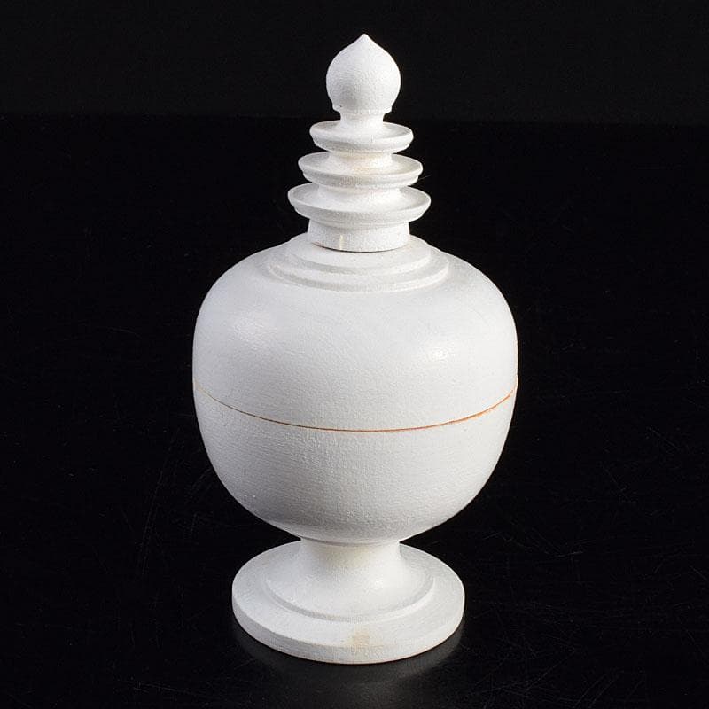 茶道具　東大寺古材　会田栄治・杉村和作　赤銅合子写　香合　共布共箱　MR9441