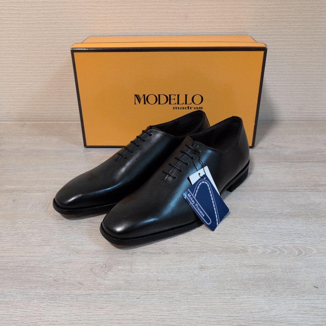 新品未使用★MODELLO ドレスシューズ DM8705 25.5cm ブラック