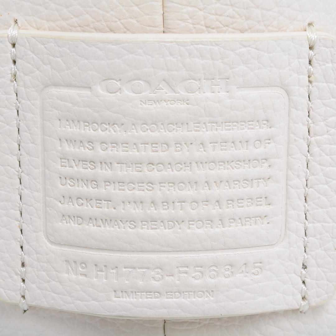 COACH コーチ ロッキー テディベア レザーぬいぐるみ