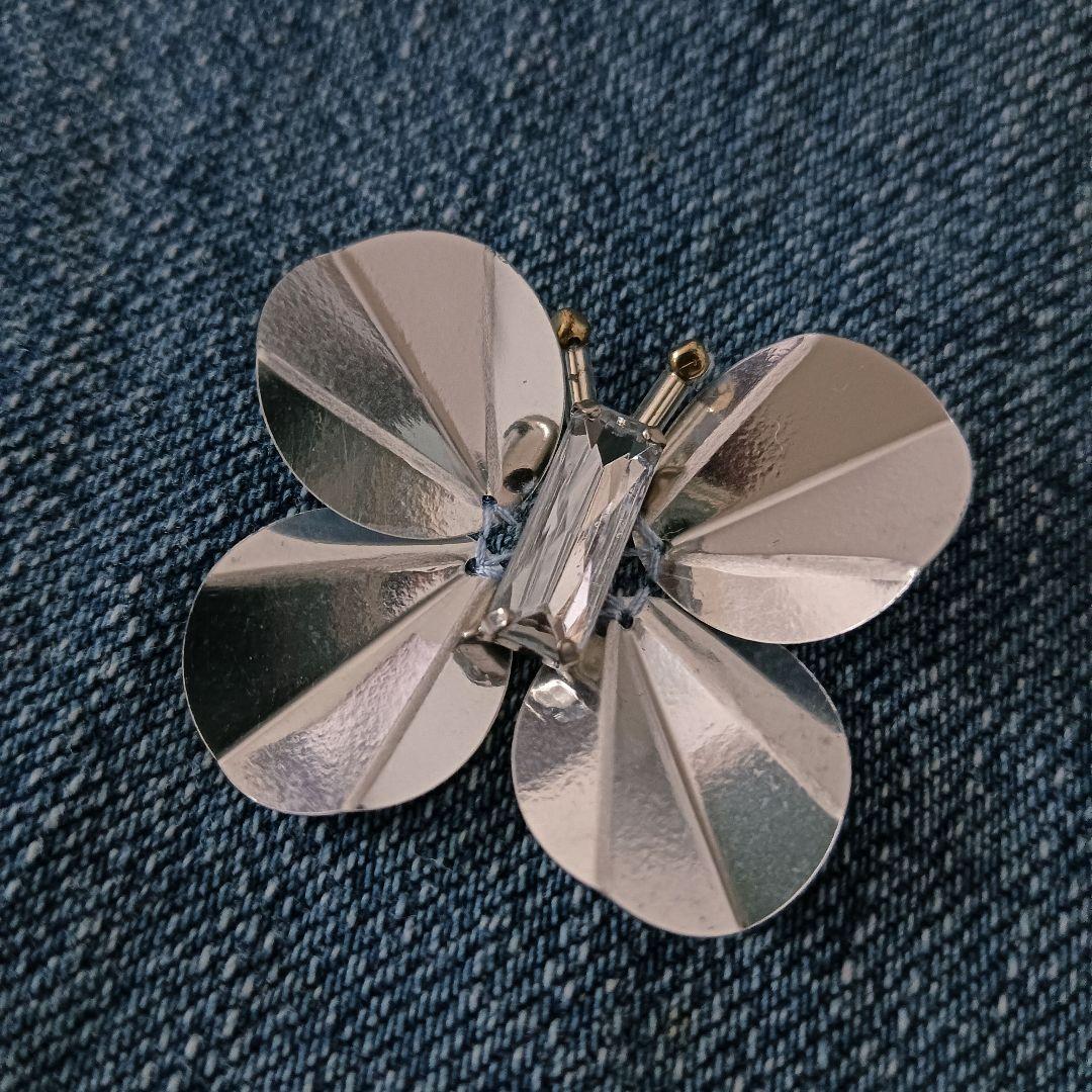 未使用タグ付き MUVEIL(ミュベール) 刺繍 蝶 デニムスカート定価3.7万