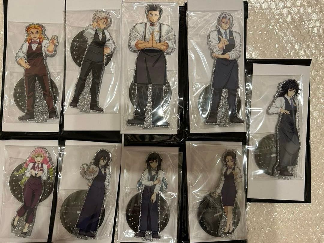 モクテルバー　両面アクリルスタンド　コンプリート　冨岡義勇　不死川実弥　鬼滅の刃