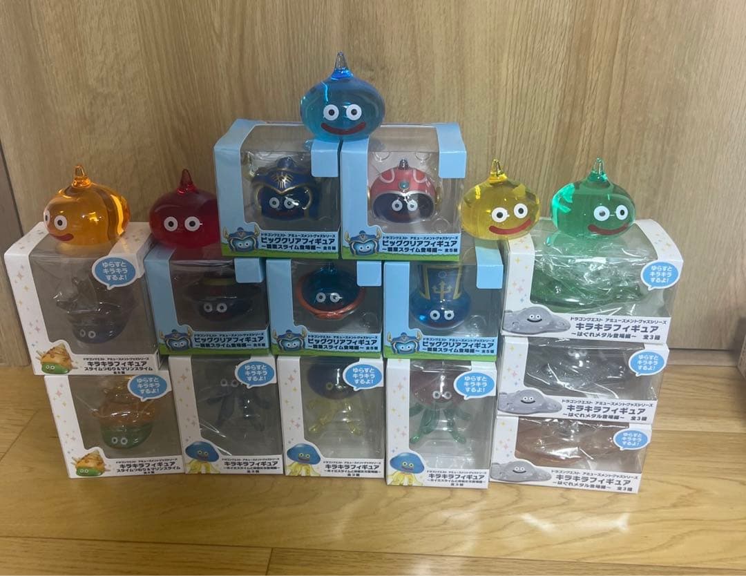 ドラクエ　ビッグクリアフィギュア　職業　キラキラ　セット