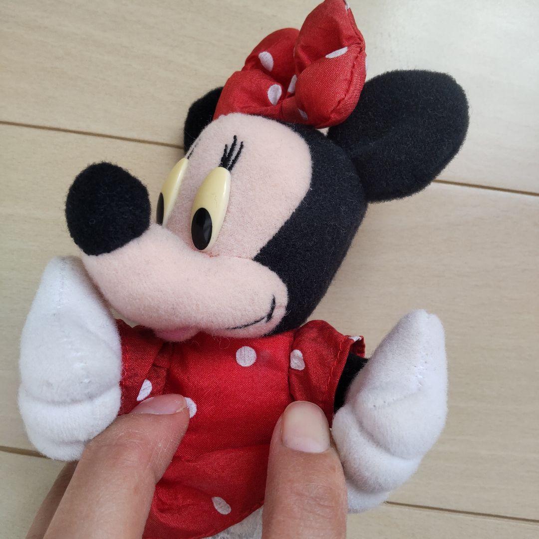ミッキー ミニー ぬいぐるみバンド クリップ レア
