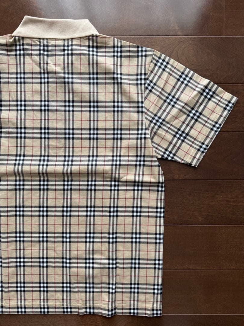 新品未使用タグ付き未開封 99-00's BURBERRYチェックポロシャツS