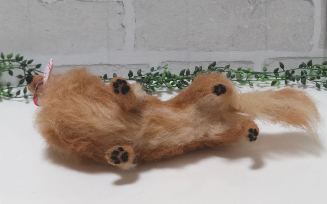 ミニチュアダックス♡レッド♡羊毛フェルト♡ハンドメイド