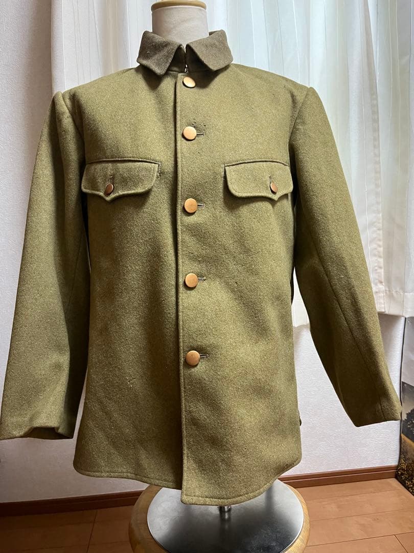 旧日本陸軍 兵士用 昭五式改折襟 軍衣 軍服 昭5式 軍衣