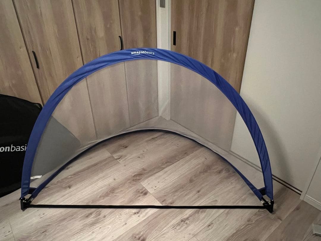 【完売サイズ】Amazonベーシック ポップアップ式ゴールセットキャリーケース付
