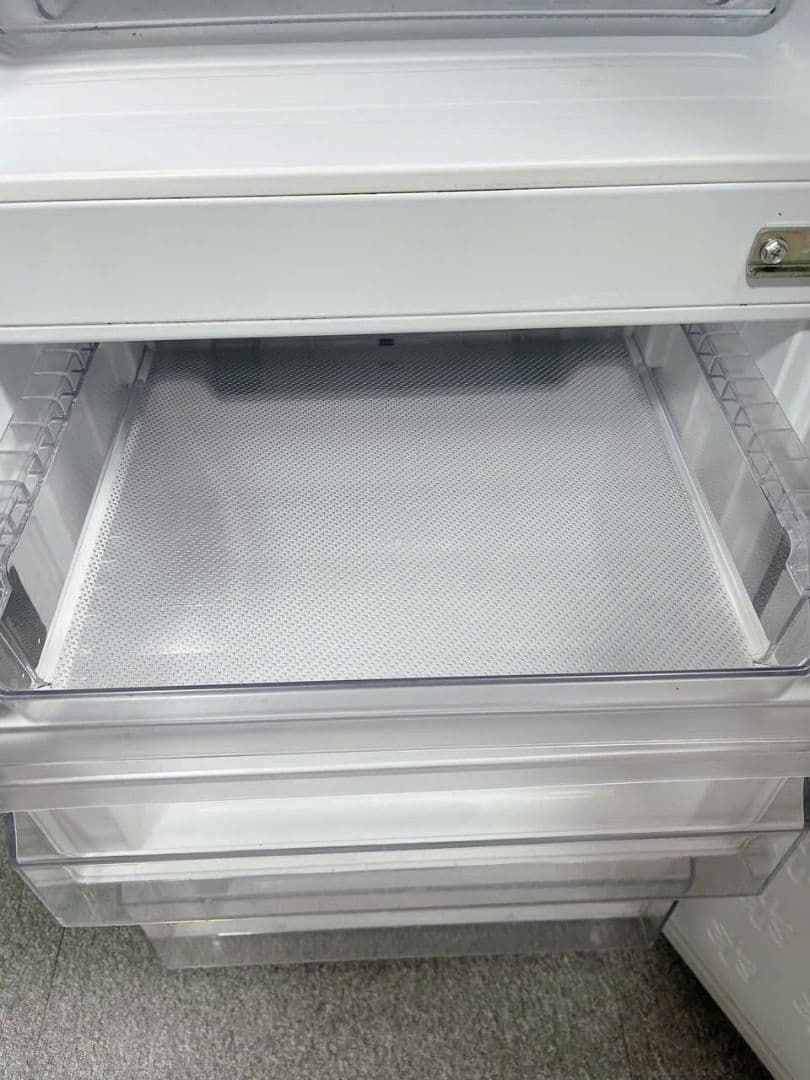 福岡配送、設置込み2022年製Haier JR-NF148CK ブラック冷蔵庫