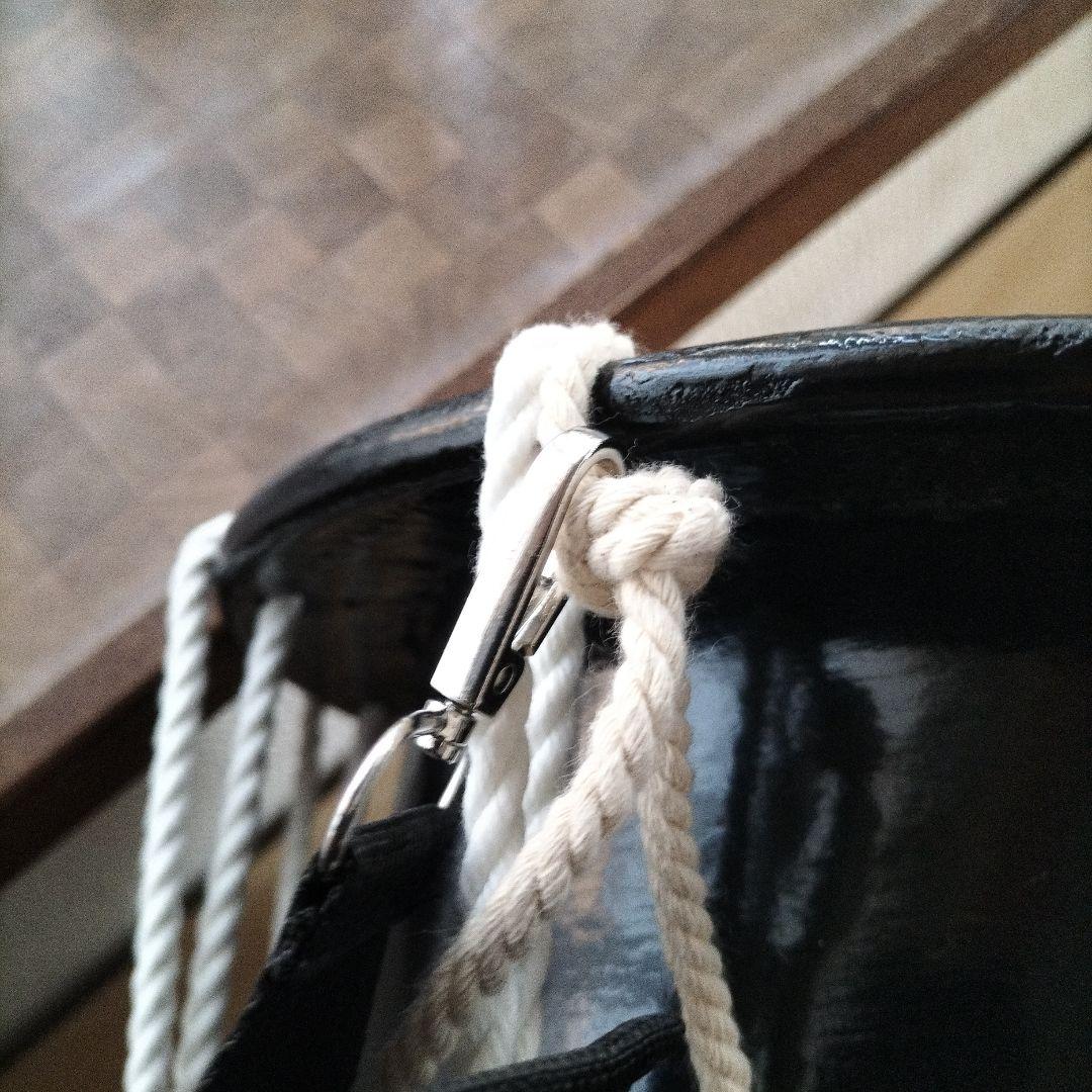 「なお様ご依頼商品」担ぎ太鼓　締太鼓　和太鼓 　天然皮革　ストラップ付中古品⑧