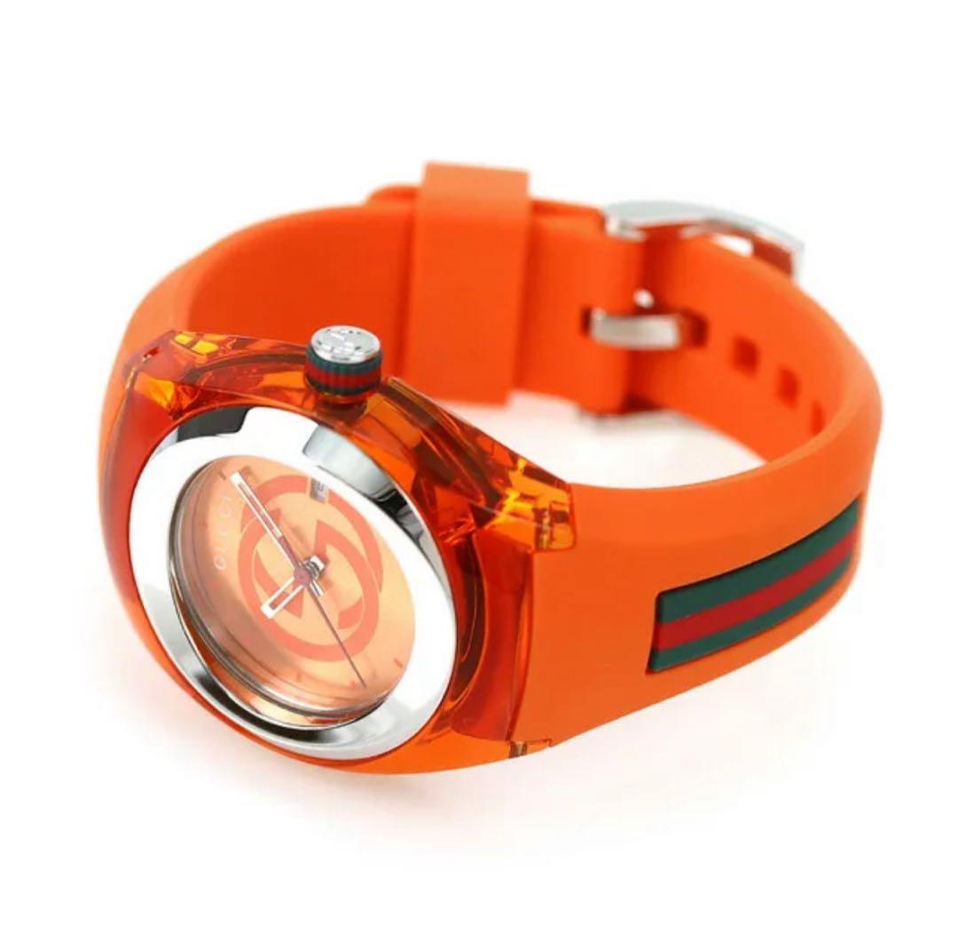 【極美品】GUCCI SYNC レディース 腕時計 YA137311 オレンジ