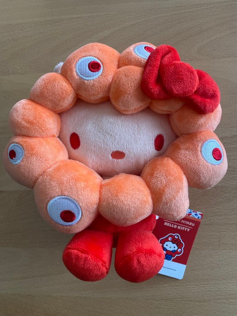 【最終値下げ】サンリオキャラクターズ ミャクミャクぬいぐるみM ハローキティ