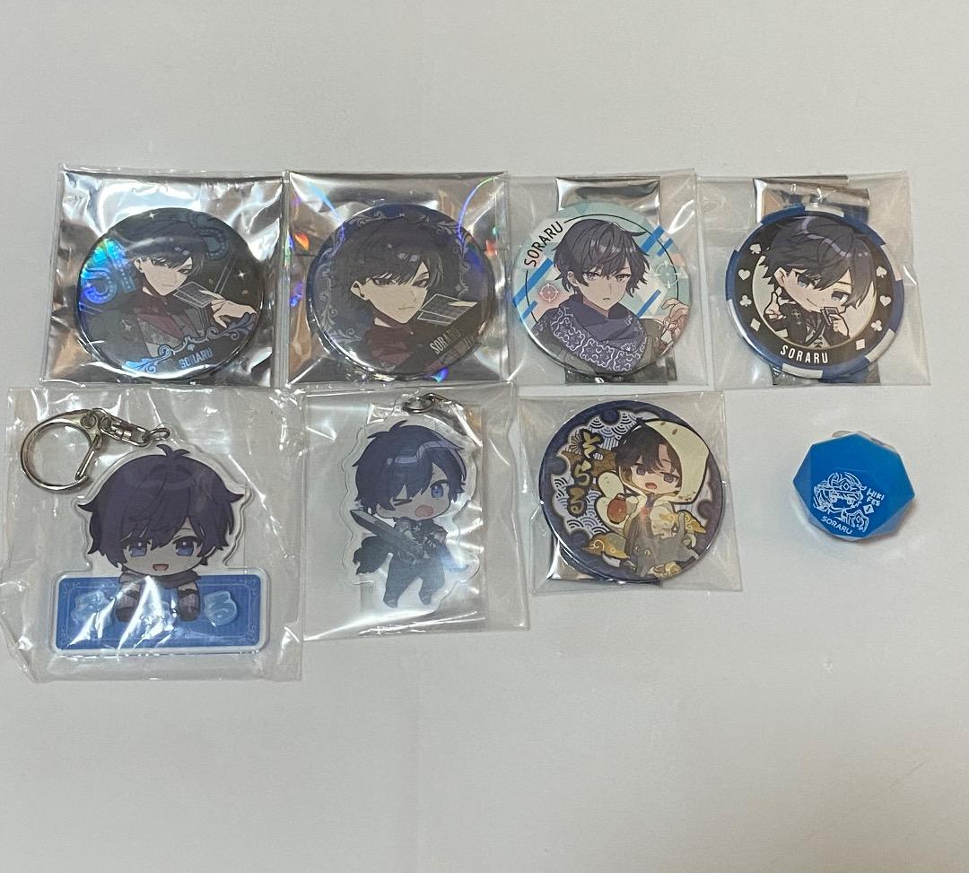 そらる 缶バッジ グッズ リンラ 銀テープストラップ ひきフェス VS 等身