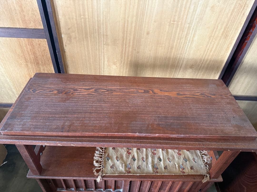 s*a様 【送料込み】水屋箪笥　唐木家具　花梨　飾り棚　アンティーク家具　和箪笥