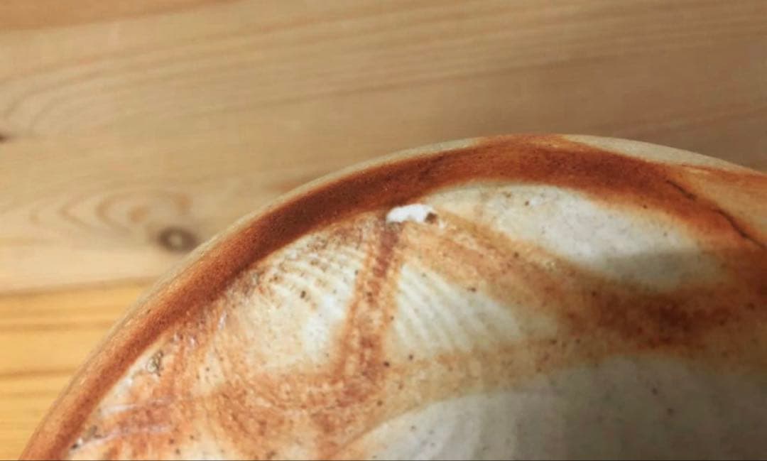 未使用/特価❕美濃燒/安藤百利行作/百窯/火襷/水指/1点　　茶道具/水差し