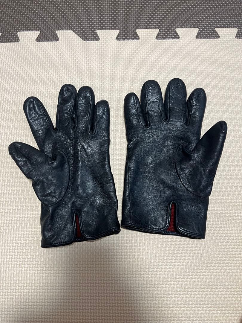 メローラ　レザーグローブ　７　ライニングカシミヤ