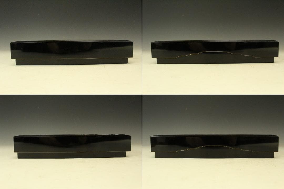 suetosh.k 平安象彦作 飛鶴蒔絵 硯箱 未使用 共箱(LC820)