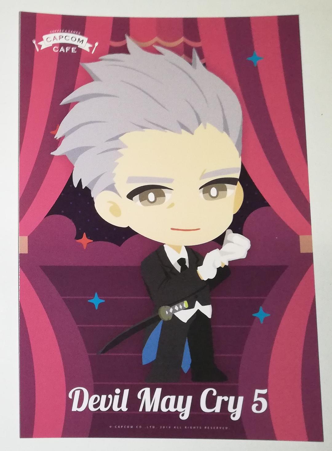 デビルメイクライ バージル SD ポストカード 特典 カプコンカフェ 2弾