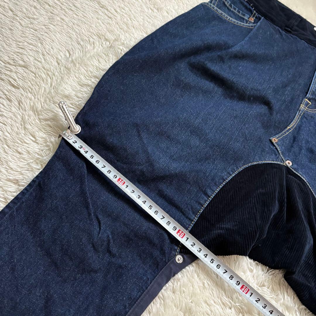 GANRYU サルエルパンツ COMME des GARCONS デニム異素材