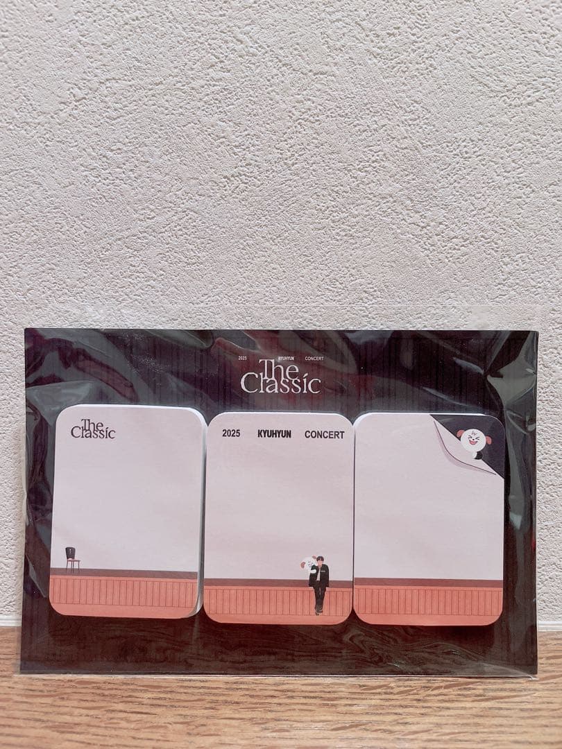 【新品・未開封】SJ キュヒョン 公式グッズ ステッカーノートセット