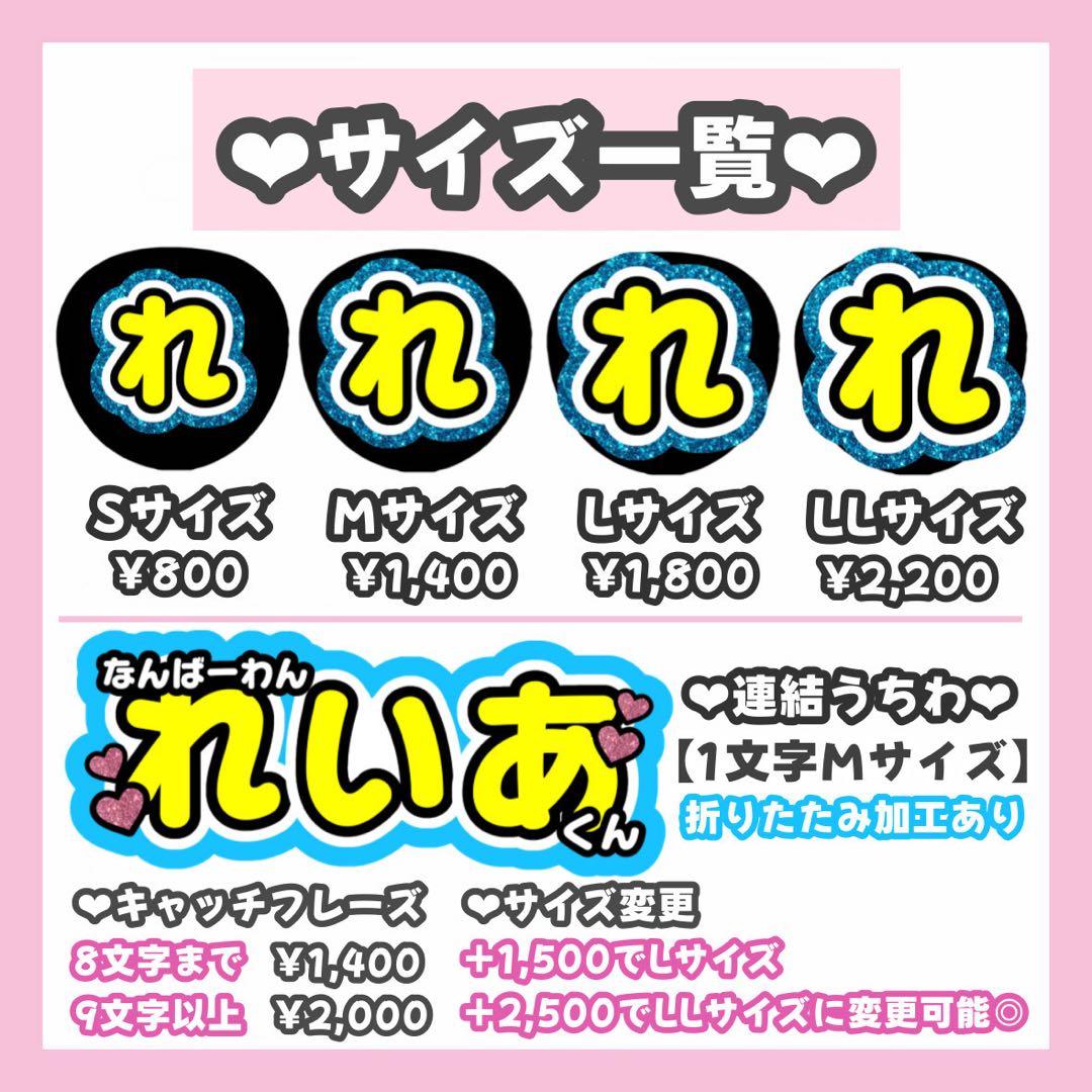 もなかページ うちわ文字 オーダー うちわ屋さん 文字パネル1/28必着