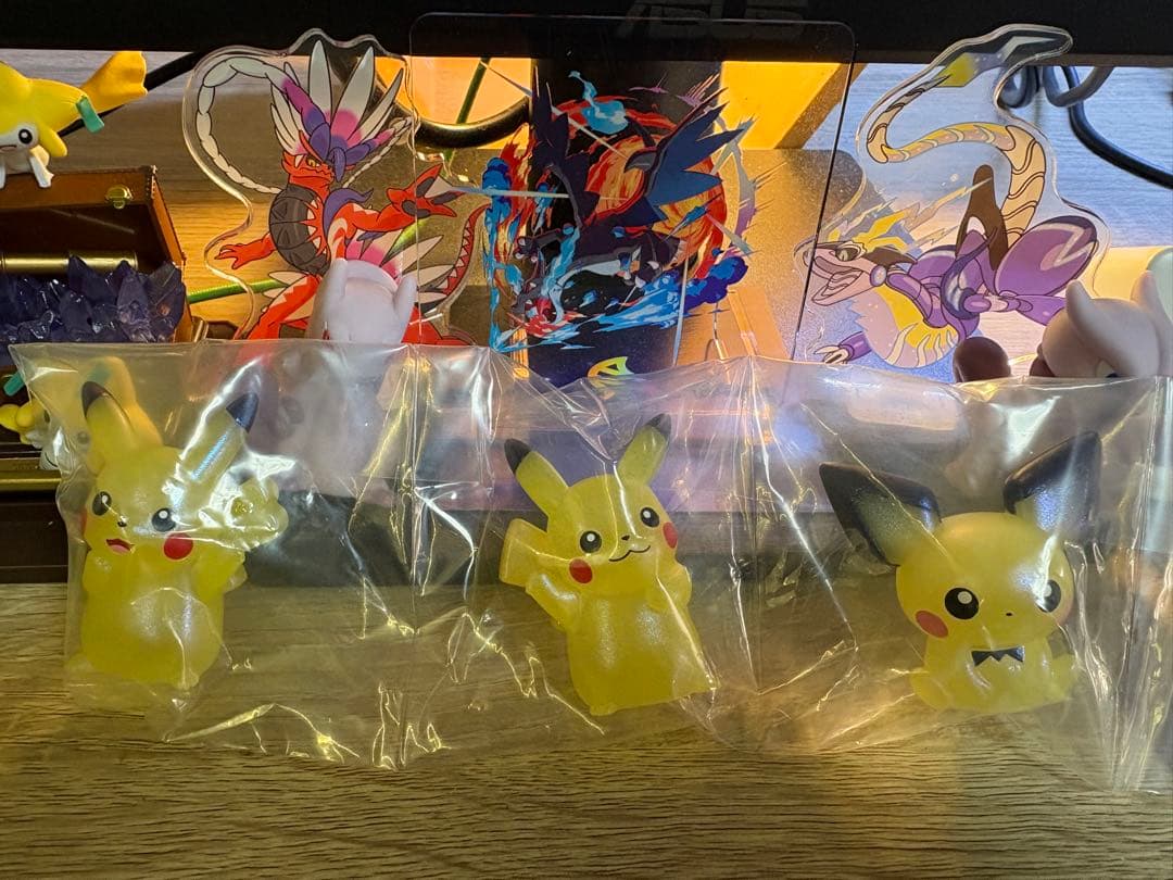 キャンペーン当選 ポケモンキッズ クリア ピカチュウ ピチュー 3点 ポケモン