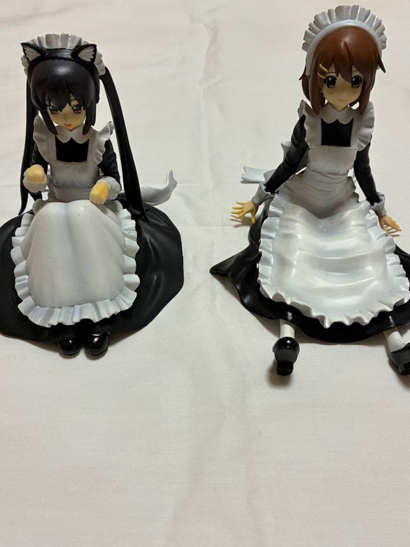 けいおん！　中野梓、平沢唯　メイド服フィギュア2体セット