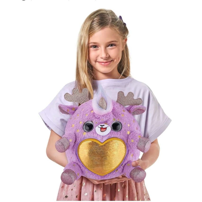 巨大 レインボーコーンズ ゴールデンエッグ　トナカイ　ぬいぐるみ　サプライズトイ