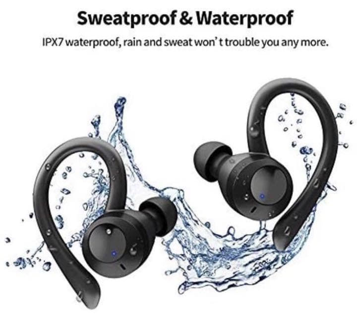 どんなに激しい動きでも耳から落下しない＆不快感0で超快適♪❤スポーツイヤホン