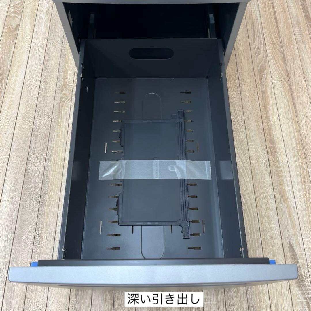 オカムラ 両ラウンドデスク 3段サイドデスクセット★メインデスク別出品セット販売