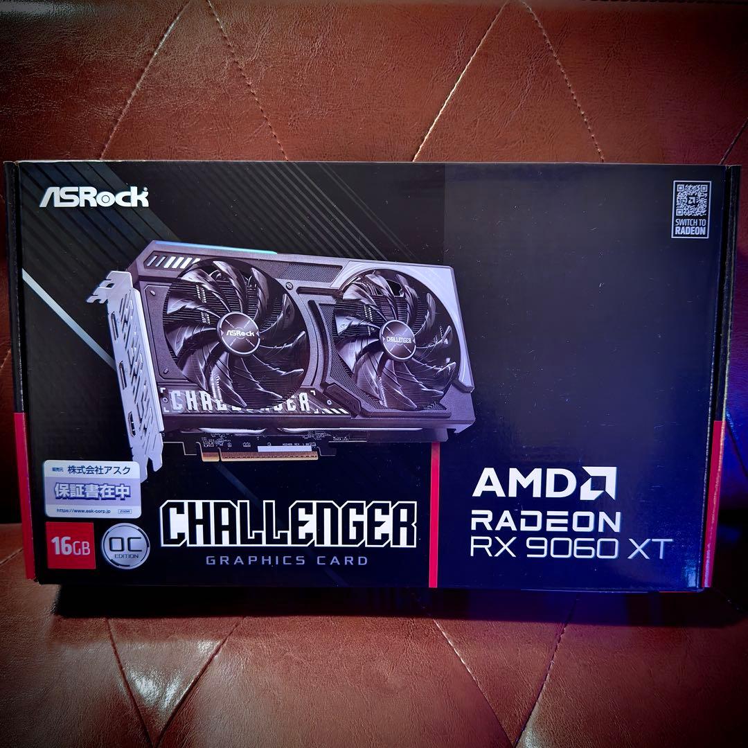 【新品】ASRock Radeon RX9060 XT 16GB
