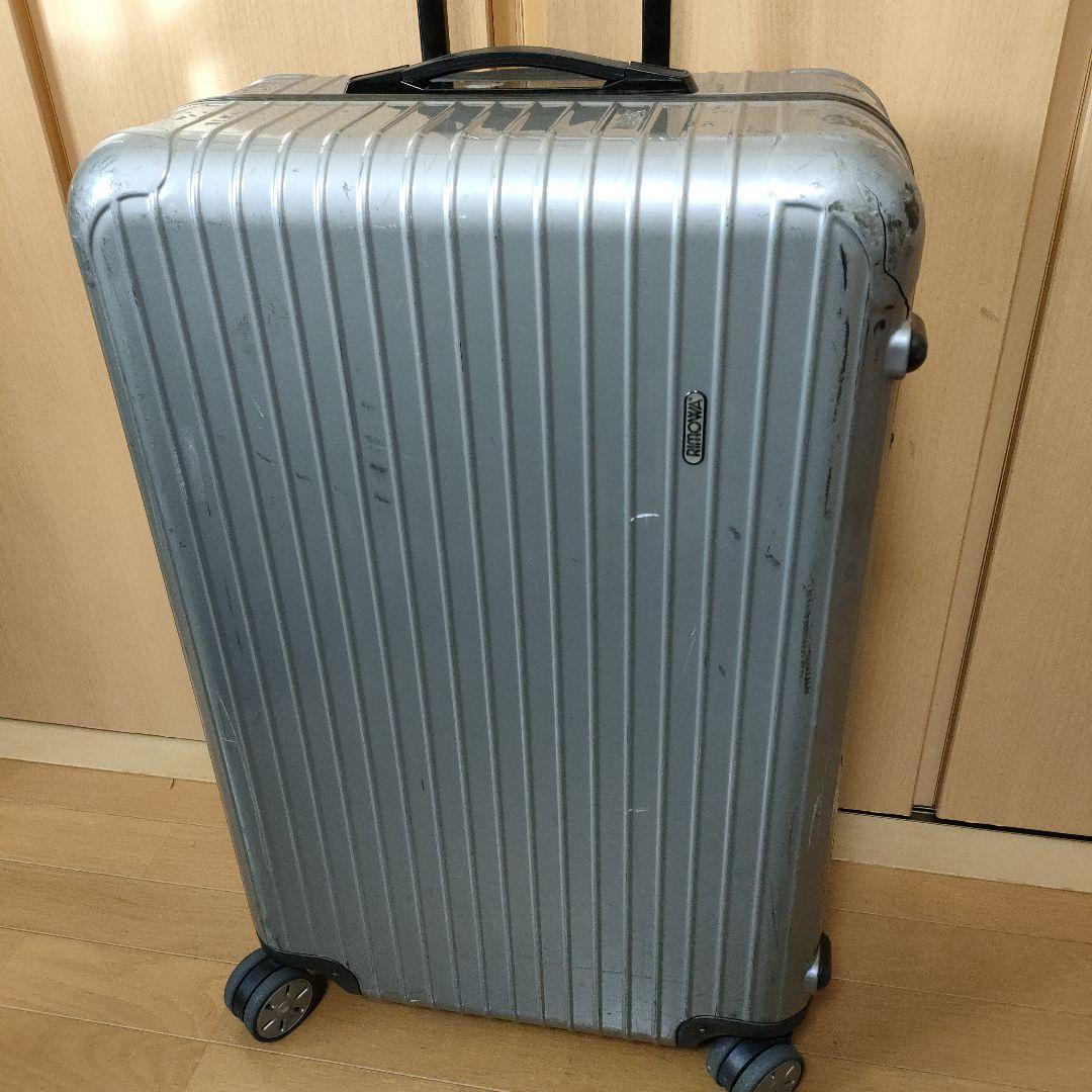 リモワ　サルサ　82L 　シルバー　4輪 グレー　スーツケース　TSA 大容量