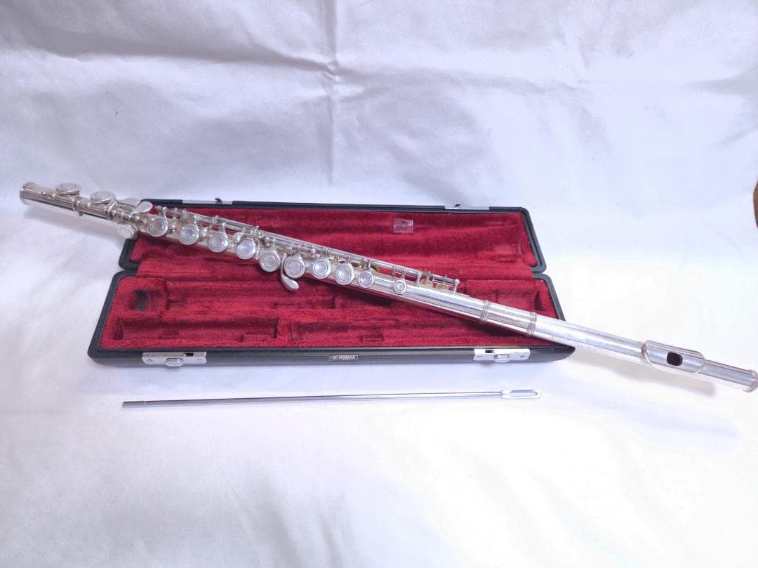 YAMAHA YFL-211S フルート 銀メッキ キー動作良好 #2423