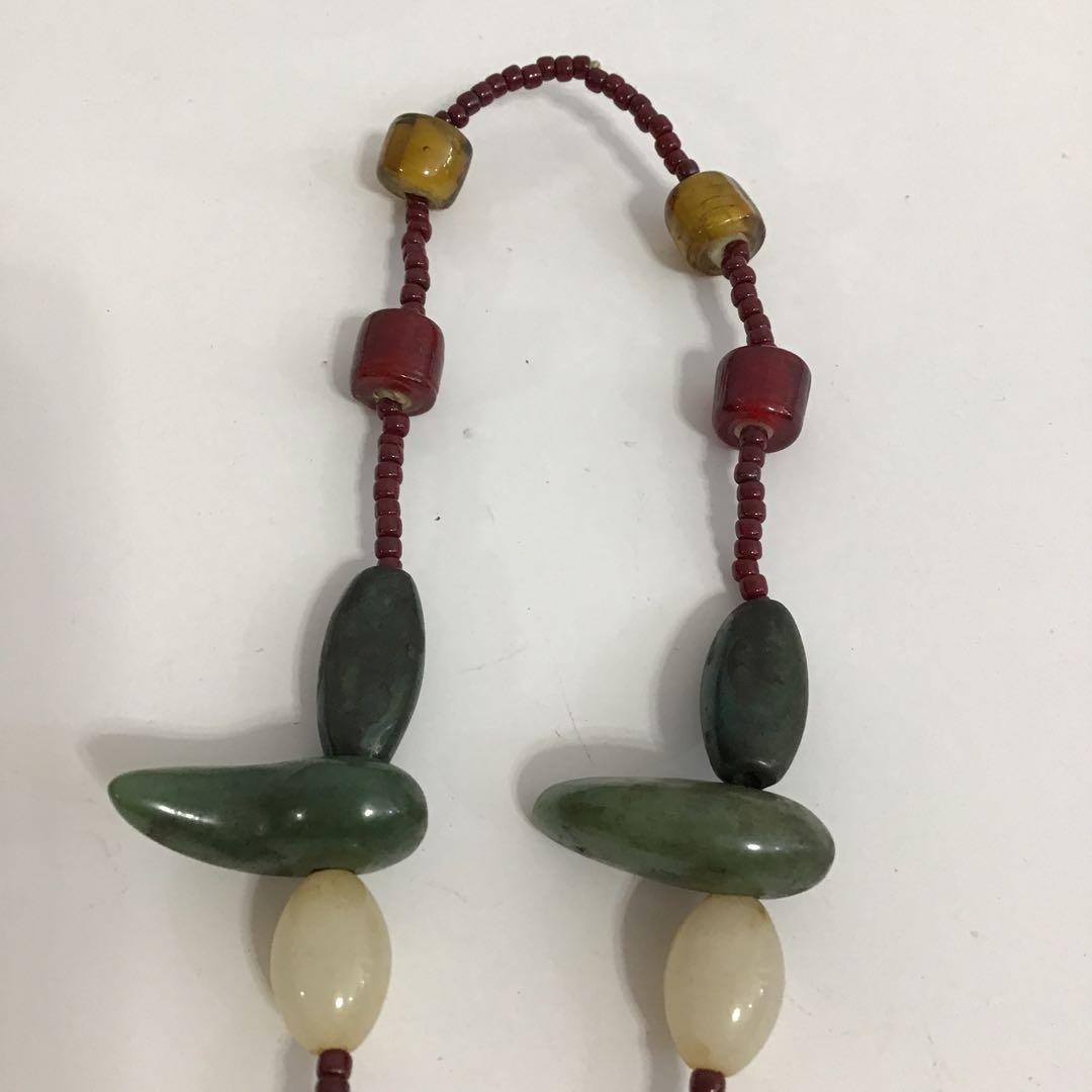 アンティーク　出土品　瑪瑙　勾玉　ネックレス　古墳時代　古代　浪漫　神話