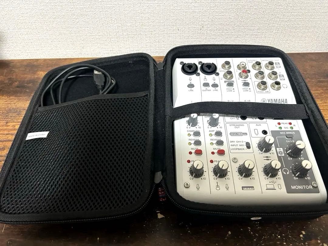 YAMAHA AG06MK2 オーディオインターフェース／ケース付き