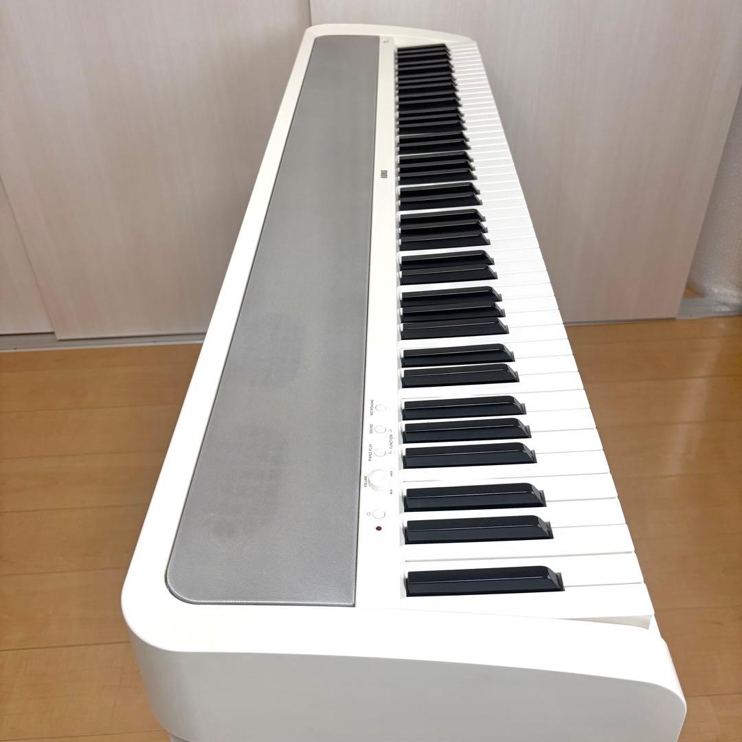 【完全動作品】KORG デジタルピアノ B1 ホワイト 88鍵盤 スタンド付き