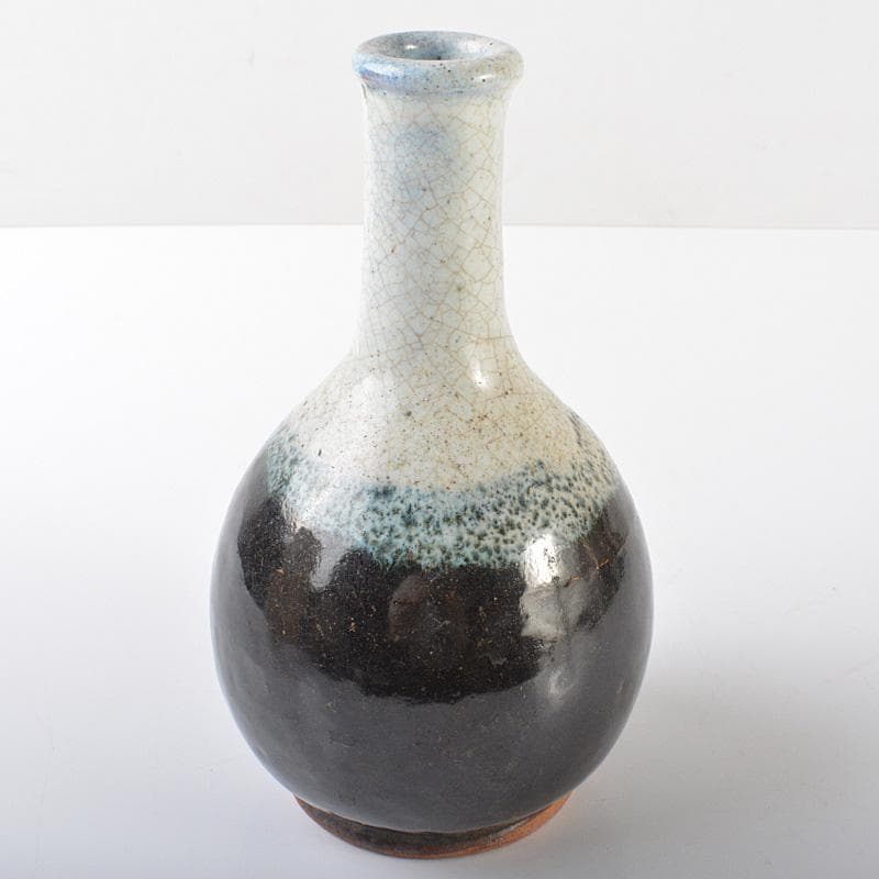 瀬戸焼　古瀬戸　徳利　壷　時代箱付　C　R6594