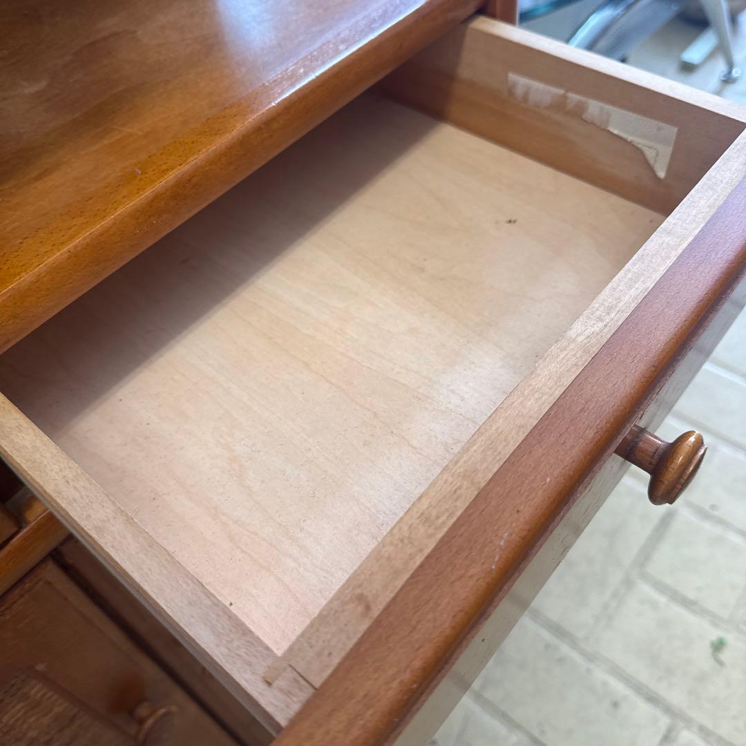 ★処分価格★オールドカリモク　電話台　キャビネット