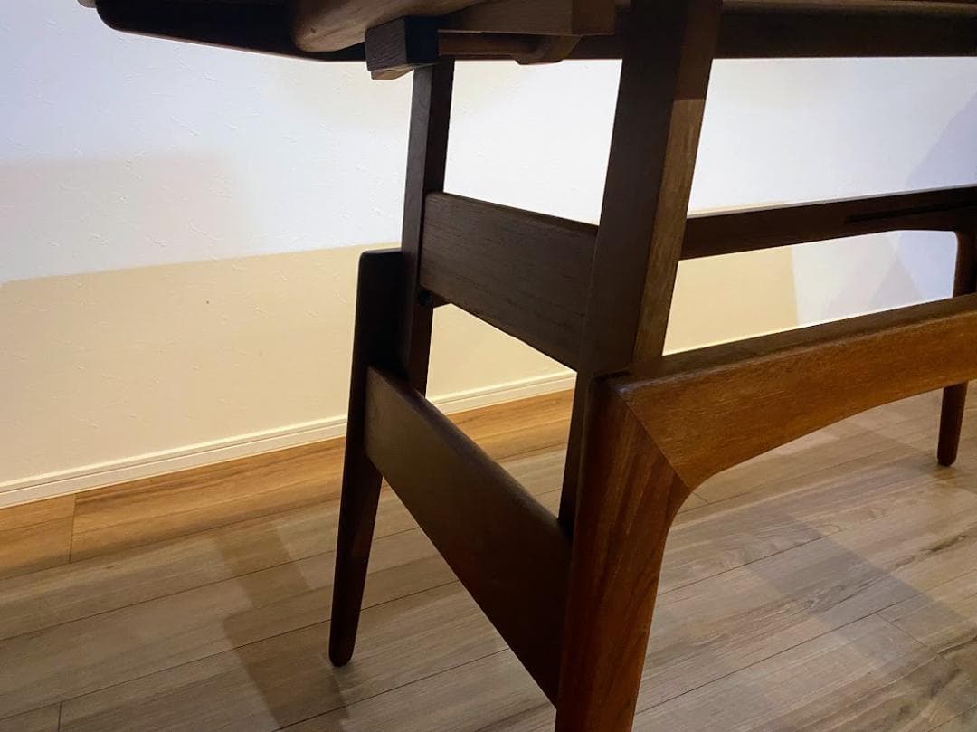 1960s デンマーク製 チーク エレベーターテーブル 仕上済