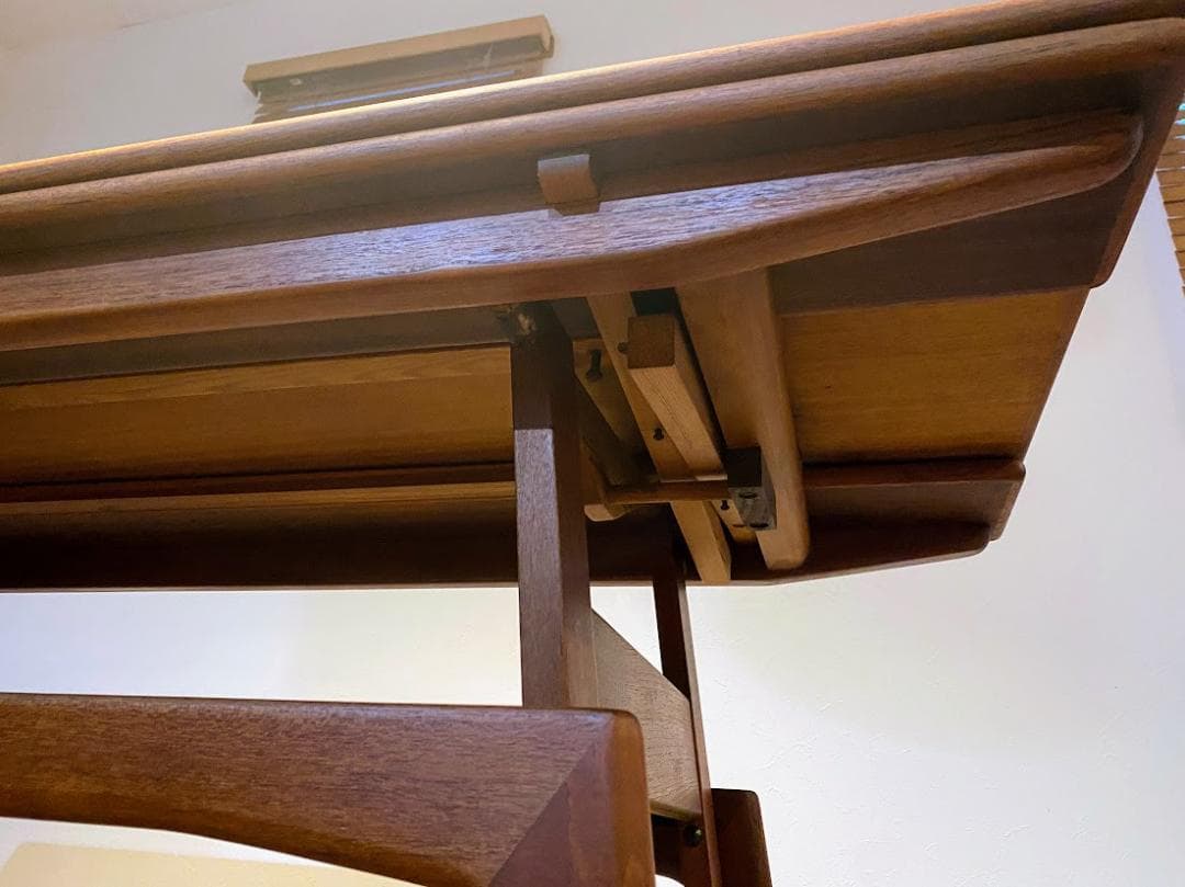 1960s デンマーク製 チーク エレベーターテーブル 仕上済