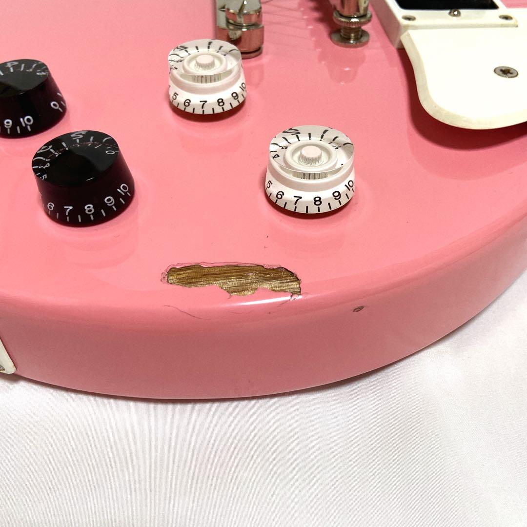 エピフォン レスポール100 ピンク エレキギター 限定品 稀少