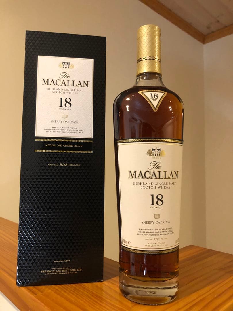 マッカラン18年　新品