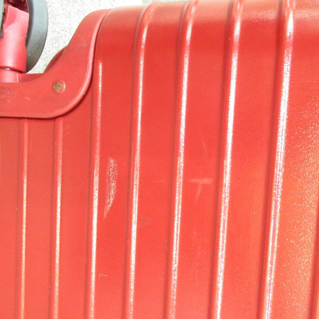 RIMOWA リモワ　スーツケース　四輪　Lサイズ 　赤　中古品